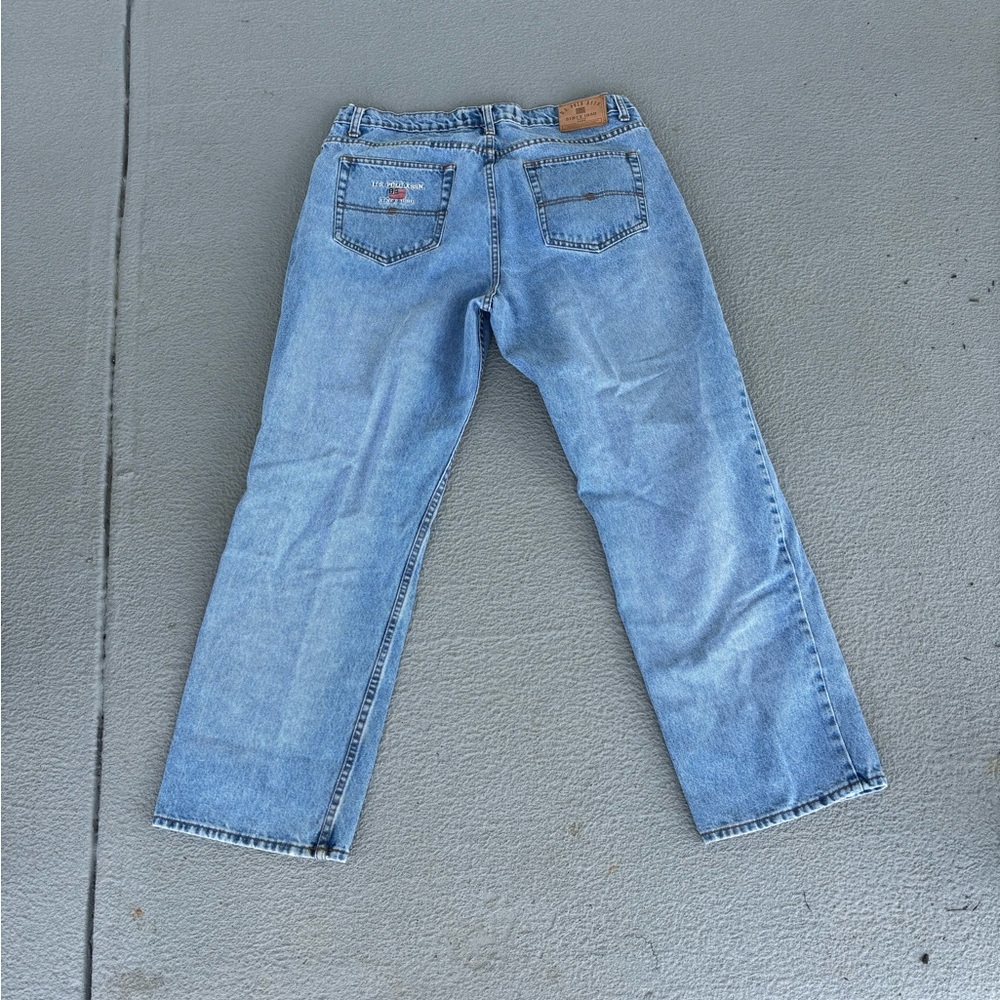 VINTAGE U.S. POLO ASSN. CARPENTER BAGGY WIDE LEGS Y2K MEN'S JEANS